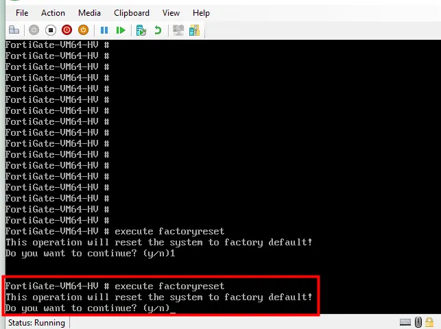 <strong>FortiGate VM Trial license not working</strong> 6 FortiGate_FactoryReset